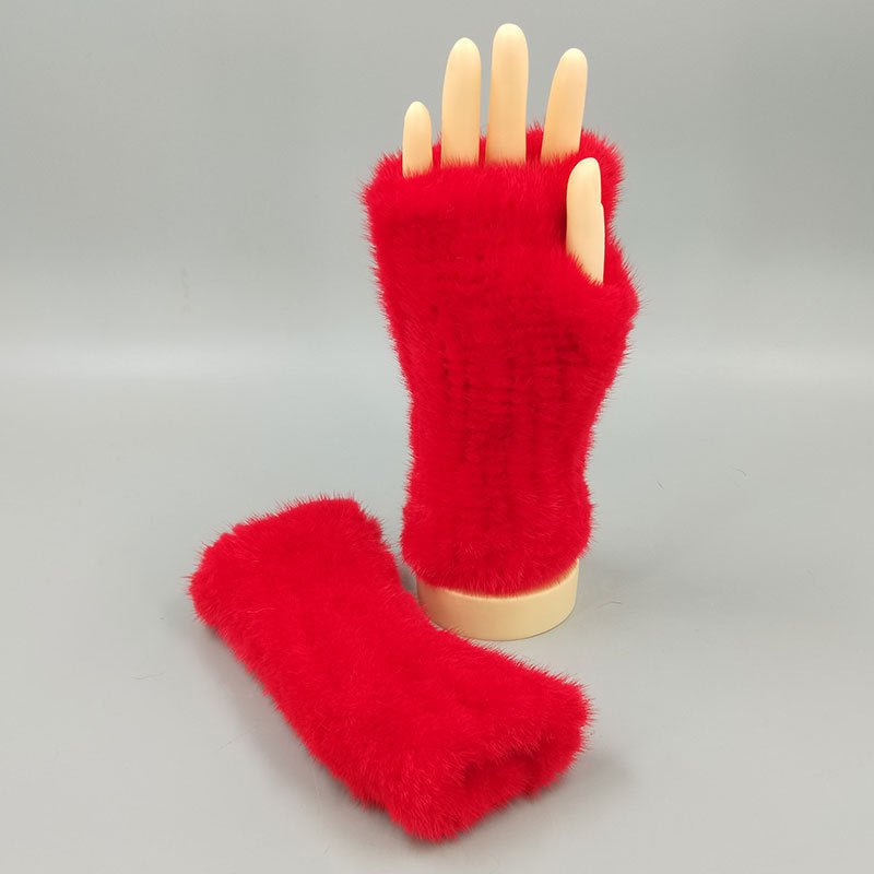 Thickened wristband half finger gloves, view 7 - MRSLM