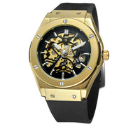 Men's casual hollow mechanical watch - MRSLM