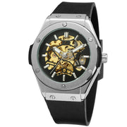 Men's casual hollow mechanical watch, view 6 - MRSLM