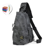 men's pu crossbody chest bag - MRSLM