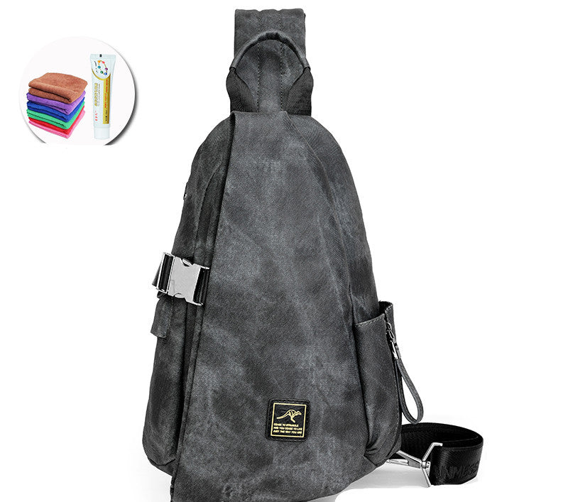 men's pu crossbody chest bag, view 7 - MRSLM