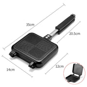 double-sided sandwich bread mold frying pan, view 4 - MRSLM