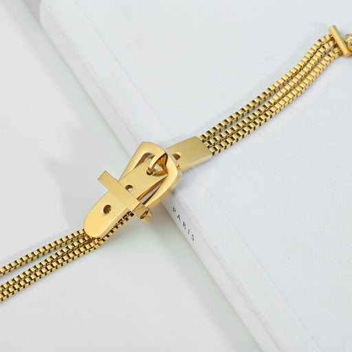 belt buckle chain bracelet, view 6 - MRSLM
