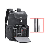 SLR camera bag canvas backpack, view 3 - MRSLM