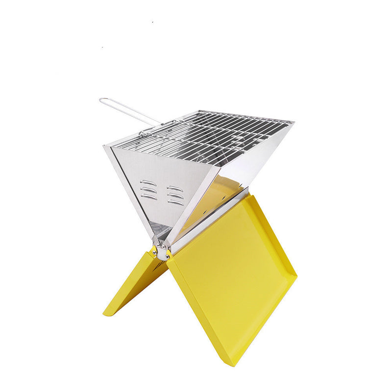 Folding outdoor barbecue grill - MRSLM