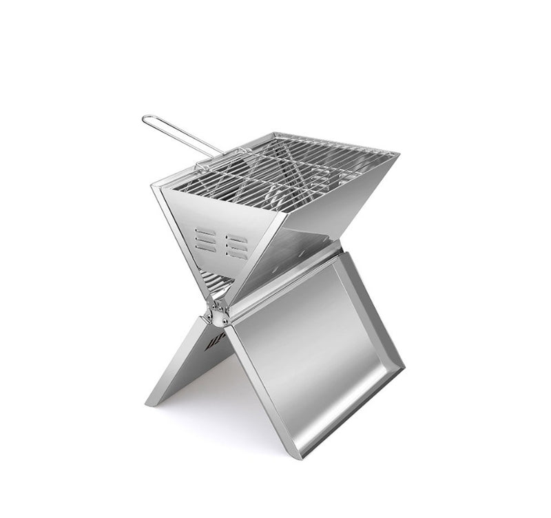 Folding outdoor barbecue grill, view 6 - MRSLM