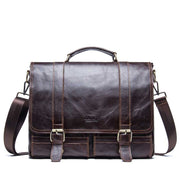 men's leather business briefcase - MRSLM