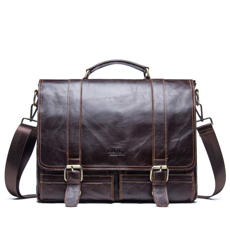 men's leather business briefcase - MRSLM
