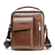 men's PU messenger bag, view 2 - MRSLM