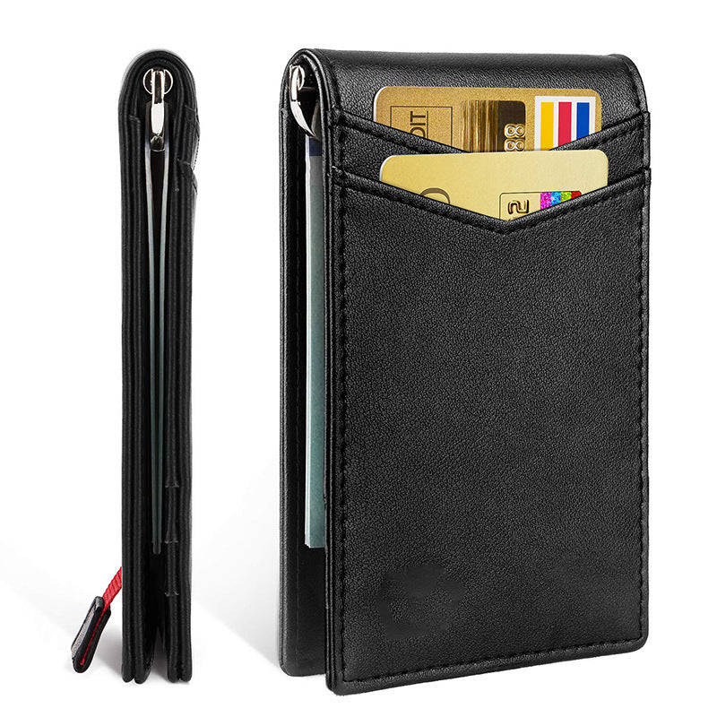 men's leather card holder, view 4 - MRSLM