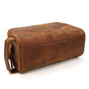 men's cowhide zipper handbag, view 2 - MRSLM