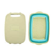 washing and draining basket with cutting board, view 2 - MRSLM