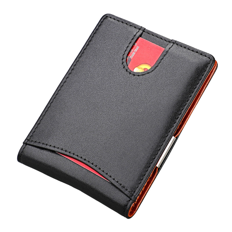 men's short cowhide wallet - MRSLM