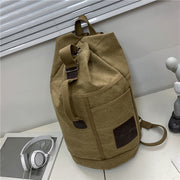 canvas school backpack, view 6 - MRSLM