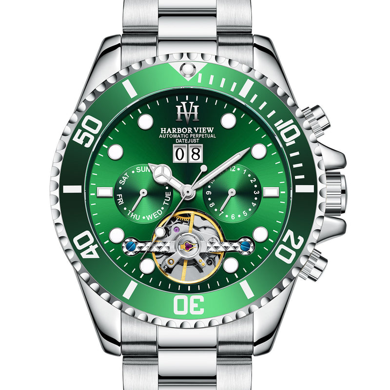 tourbillon luminous mechanical watch, view 2 - MRSLM