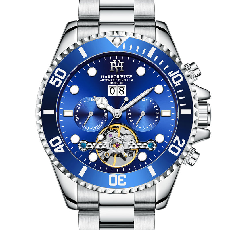 tourbillon luminous mechanical watch, view 4 - MRSLM