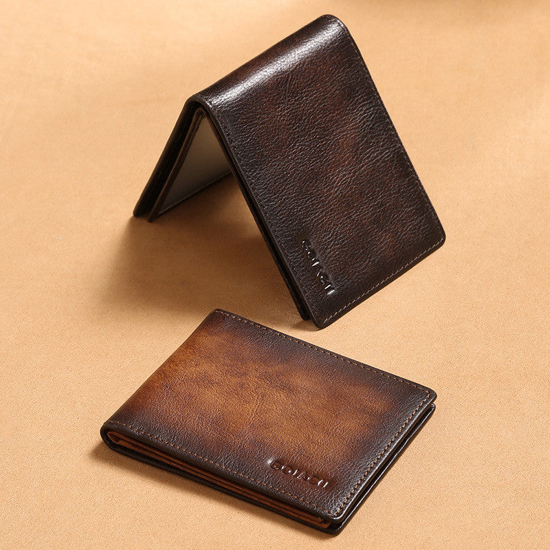 men's leather card holder, view 4 - MRSLM
