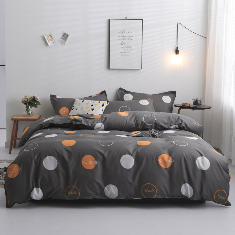 Printed aloe cotton bedding set, view 10 - MRSLM