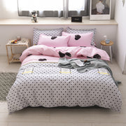 Printed aloe cotton bedding set, view 7 - MRSLM