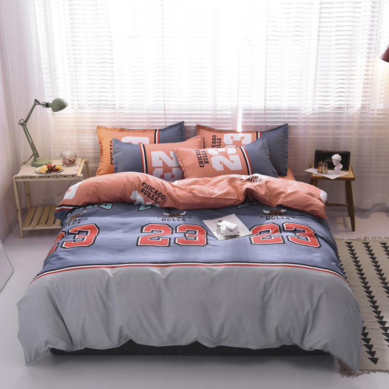 Printed aloe cotton bedding set, view 12 - MRSLM
