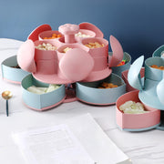 flower-shaped rotating candy box, view 2 - MRSLM