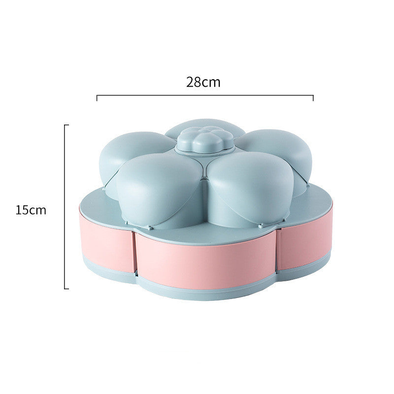 flower-shaped rotating candy box, view 5 - MRSLM