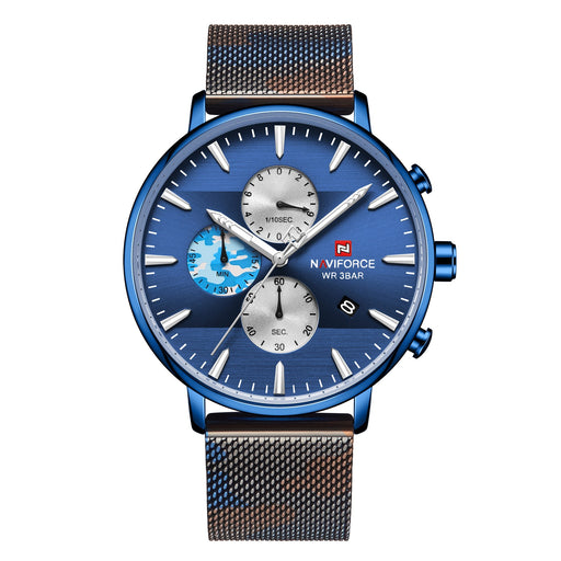 Men's camouflage mesh strap quartz watch - MRSLM