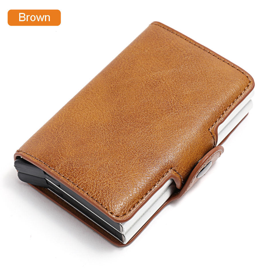 Men's RFID Card Holder Wallet with Money Clip