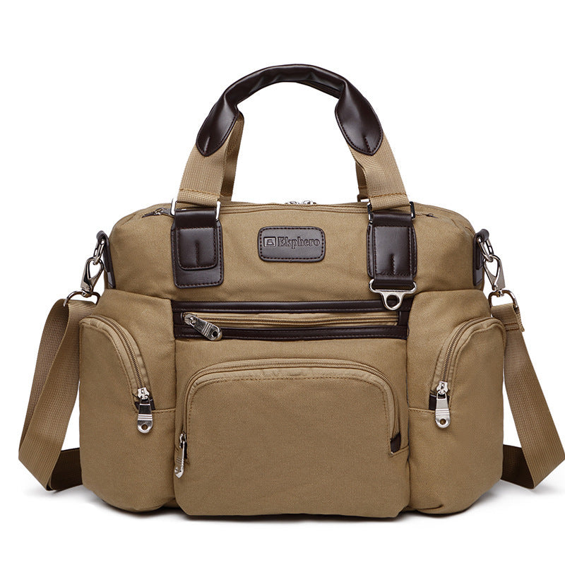 men's oxford messenger bag, view 2 - MRSLM