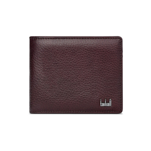Men's short leather wallet, view 2 - MRSLM