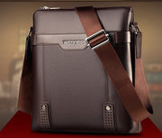 men's PU leather crossbody bag, view 2 - MRSLM