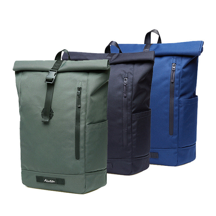 nylon business backpack, view 3 - MRSLM