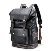 Retro PU leather backpack, view 5 - MRSLM