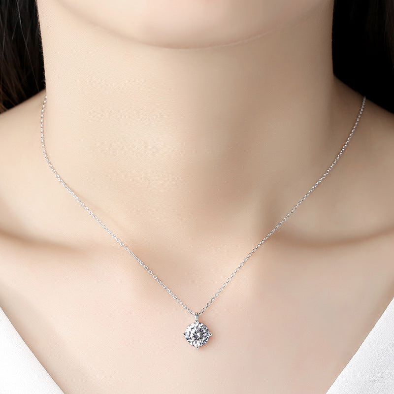925 sterling silver necklace women, view 4 - MRSLM
