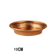 hand-knocked red copper cup, view 3 - MRSLM
