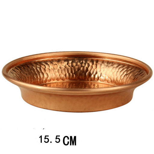 hand-knocked red copper cup, view 5 - MRSLM