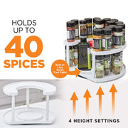 rotating double-layer condiment bottle rack, view 3 - MRSLM