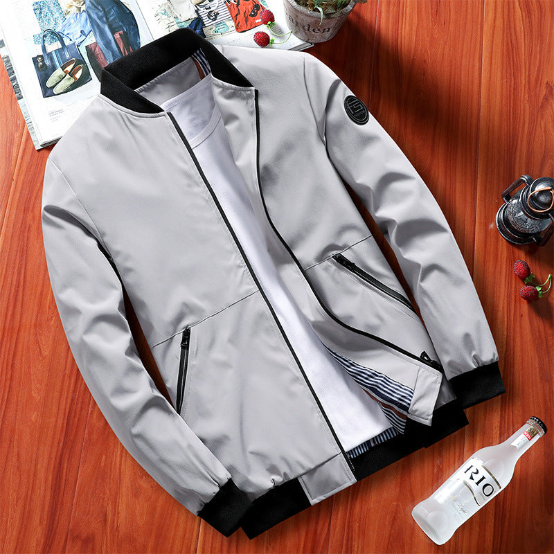 men's stand-up collar jacket, view 5 - MRSLM