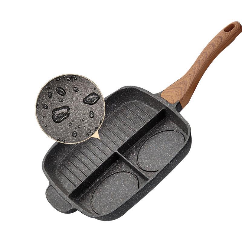 stone coated non-stick omelette pan, view 3 - MRSLM