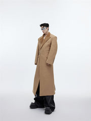 men's long over-the-knee coat, view 2 - MRSLM