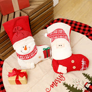 Large knitted Christmas stocking, view 6 - MRSLM