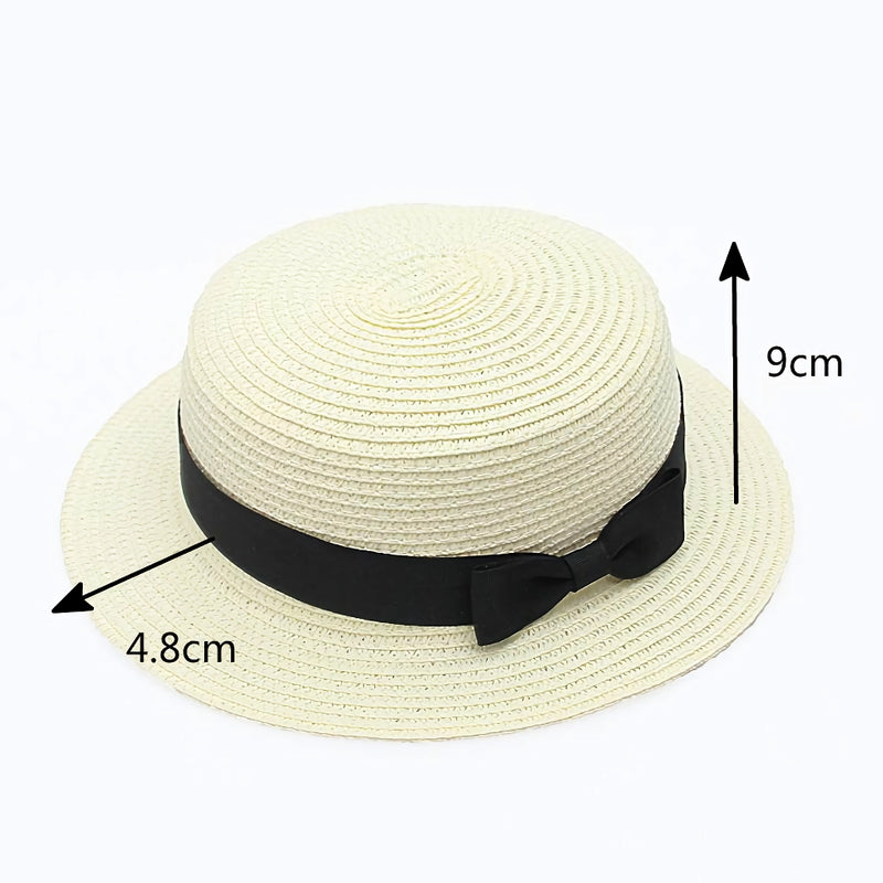 classic Panama hat with bowknot, view 13 - MRSLM