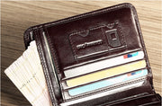 first layer leather wallet, view 9 - MRSLM