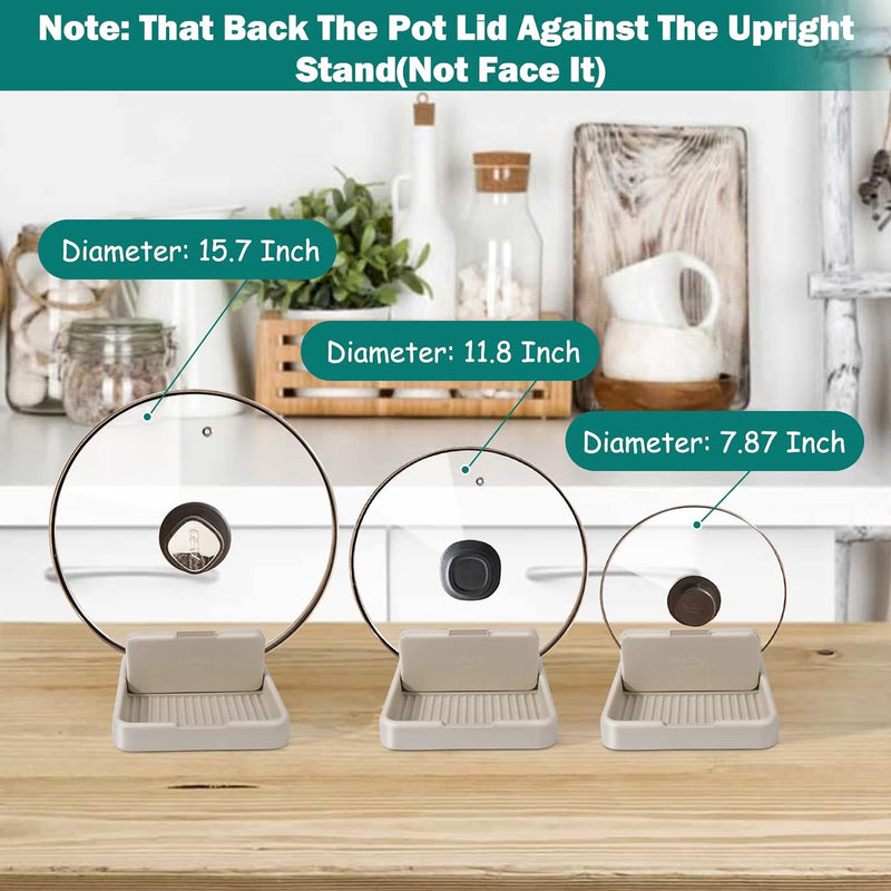 foldable non-slip pot lid and utensil holder, view 5 - MRSLM