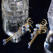 gold ear bone clip no piercing, view 3 - MRSLM