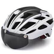 bicycle helmet with integrated goggles, view 9 - MRSLM