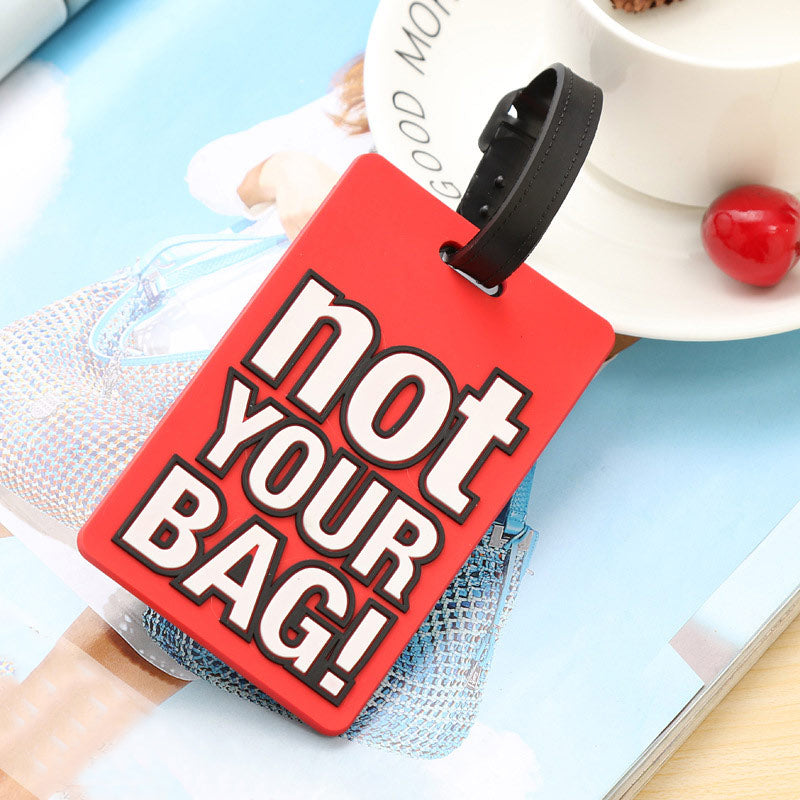 not your bag silicone luggage tags, view 2 - MRSLM