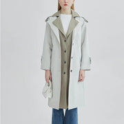 contrasting color trench coat - MRSLM