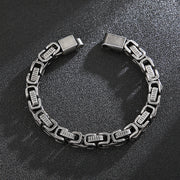 welded woven titanium steel bracelet, view 3 - MRSLM
