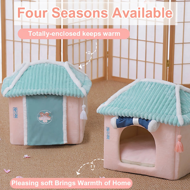 Cozy Winter Pet House